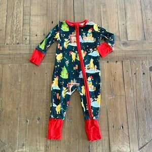 Little bird bamboo Winnie the Pooh Christmas pajamas